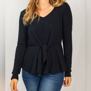 NWOT White Birch 1X Peplum Top